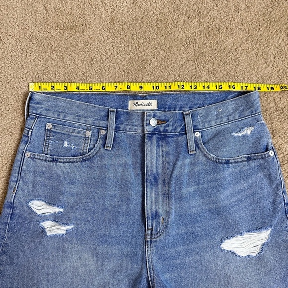 NWOT Madewell The MomJean Short Distressed Size 31 - Picture 10 of 12